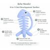 3 in 1 Infant Toys, Baby Teething Toys 36 612 Months, Teethers for Babies 03612 Months for Teething Relief, Baby Gift, Baby Teether Toys,Silicone Sensory Toys,USA Patent Pending,Fish (Baby Blue) view 4
