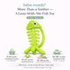 3 in 1 Infant Toys, Baby Teething Toys 36 612 Months, Teethers for Babies 03612 Months for Teething Relief, Baby Gift, Baby Teether Toys, Silicone Sensory Toys, USA Patent Pending, Fish (Green) view 4