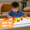 Spark & Wow Light Table Blocks, 12 Shapes and Two Colors, Toddler Sensory Building Blocks, Translucent Light Table Manipulatives, Sensory Toys for Toddlers view 2