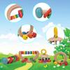 Baby Safe Wooden Rattles Grasp Musical Toys for Infant Development view 4