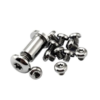 1 Set Custom Scales Handle Screw Fits for Bugout 535, CNC Titanium Screw Set DIY Replacement Accessories(Silver)