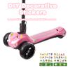 3 Wheel Electric Scooter for Kids Ages 3-8, LCD Display, Colorful Lights, Reliable Thumb Throttle, 3 Adjustable Height, 5Mph Safe Speed and Long Range, Foldable Kids Electric Scooter (Pink) view 4