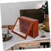 Garneck Display Case Desktop Wood Display Rack Cosmetics Holder Collection Toy view 2