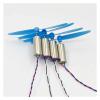 4pcs/lot 8.5 x 20mm 8520 Coreless Electronic Starter and Blade Propeller for 120 120mm DIY RC Quadcopter Frame Motor Drivers(Red Set) view 3