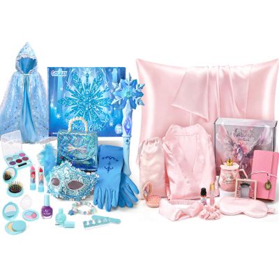 Golray Toys for Girls Teen Spa Gifts Kids Makeup Kit & Princess Dress Up Set Christmas Birthday Gifts Set for Women Daughter Sister Tween Girls Toy Age 3-18