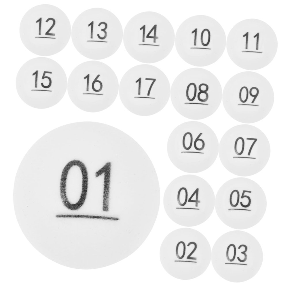 Cabilock 50pcs Raffle Numbers for Party Games Lottery Draws and Events Reusable Lottery for Fun Activities and Crafts