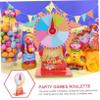 Alasum 1set Game Rotating Roulette Wheel Plastic Prize Wheel Stand for Parties Raffles and Carnivals Smooth Engaging Fun for Adults and Boys and Girls Random Style view 2