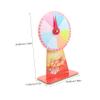 Alasum 1set Game Rotating Roulette Wheel Plastic Prize Wheel Stand for Parties Raffles and Carnivals Smooth Engaging Fun for Adults and Boys and Girls Random Style view 3