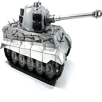 wheelfun Mato Almost Full Metal RC Tank 1/16 German King Tiger Infrared Barrel Recoil RTR 1228 Tank Hobby Grade Model