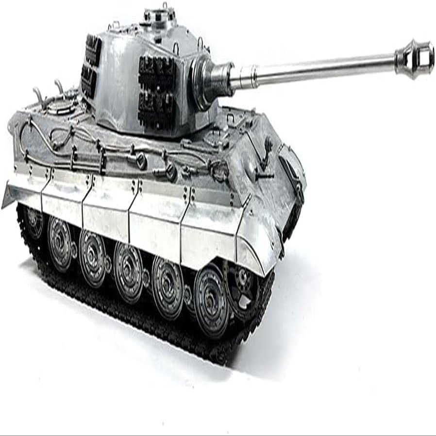 wheelfun Mato Almost Full Metal RC Tank 1/16 German King Tiger Infrared Barrel Recoil RTR 1228 Tank Hobby Grade Model