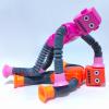 32 PCS Suction Cup Robot Toy,Shape Changing Telescopic Pop Tubes Autism Sensory Toy Kids Girls Boys Toddlers Adult,Funny Robot Action Figure Bendable Fidget Toy Gift Birthday Party Favors Christmas view 4