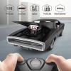 RASTAR RC Cars 1:16 Fast & Furious 1970 Dodge Charger R/T Remote Control Car, Toy Muscle Cars for Boys, Matt Black 2.4G view 4