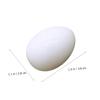balacoo 28pcs Lifelike Plastic Fake Pigeon Eggs for Incubation Durable Lightweight and Recyclable Pe Eggs for Pigeon Breeding and DIY Decor view 3
