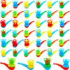 Octaday 40 Pcs Floating Blow Pipe Balls Random Color Ball Blowing Toy Balance Blowing Toys for Kids Party Supplies view 1