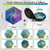 Seenelling 2 Pcs Fractal Fidget Hexagon 2.76 Inch 3D Printed Anti Stress Sensory Tool for Adults Mindful Meditation Tool Geometric Hexagon Spiral for Anxiety Relief Christmas Birthday Gift(Multicolor) view 2