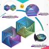 Seenelling 2 Pcs Fractal Fidget Hexagon 2.76 Inch 3D Printed Anti Stress Sensory Tool for Adults Mindful Meditation Tool Geometric Hexagon Spiral for Anxiety Relief Christmas Birthday Gift(Multicolor) view 4
