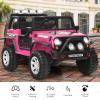 MAT EXPERT 2 Seater Ride on Car for Kids, 12V Battery Powered Toddler Car with Remote Control, Spring Suspension, LED Light, Music & MP3, Electric Vehicle Truck Kids Car for Boys & Girls (Pink) view 2