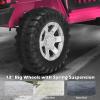 MAT EXPERT 2 Seater Ride on Car for Kids, 12V Battery Powered Toddler Car with Remote Control, Spring Suspension, LED Light, Music & MP3, Electric Vehicle Truck Kids Car for Boys & Girls (Pink) view 4