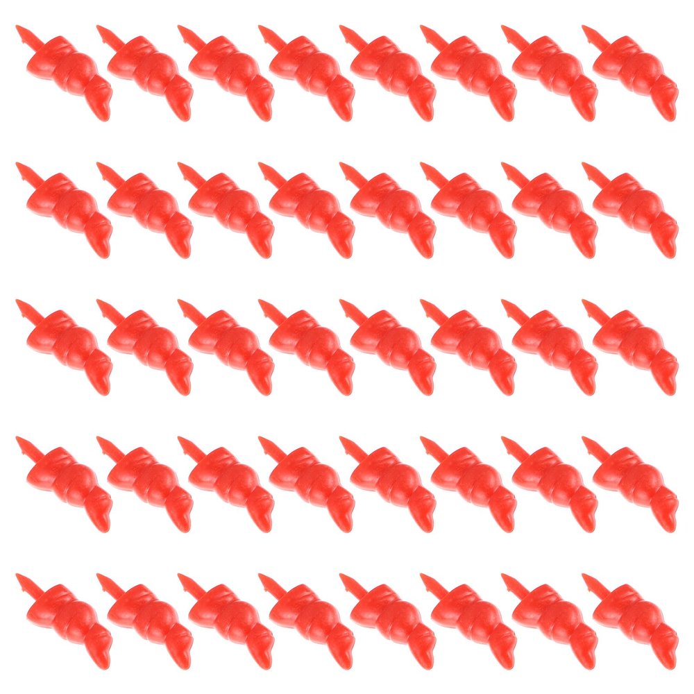 100Pcs Snowman Nose Findings, Xmas Plastic Santa Claus Nose Carrot Crafts, Plastic Toy Nose for Christmas Snowman DIY Decoration Crafts