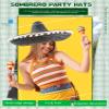 2 Pcs Giant Mexican Sombrero Straw Hat Cinco de Mayo Sombrero Hat Fiesta Sombrero Hat for Adult Teen Mexican Party Favors (Color Style 2) view 4
