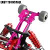 RCHuiWow RC Wheelie Bar Set Upgrades Part for 1/8 Typhon 6S BLX,Kraton 6S BLX,Outcast 6S BLX,Talion 6S BLX,Notorious 6S BLX,Alloy Aluminium Wheelie Bar Hops Up,Pink view 3