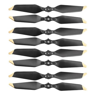 WGUOGM 8331 Low Noise Propeller for D-JI Mavic PRO Platinum Drone Spare Parts Props Folding Blade Accessories Wing(Gold 8pcs-2-blade)