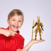 3D Printed Wukong Action Figure Movable Poseable Toy Articulated Model 15cm Dynamic Poseability Desktop Sculpture for Collectors Fans (Golden) view 4