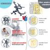 T13 Action Figure Already Assembled Accessories, T13 Multi-Jointed Movable,for Collectors Desktop Decorations t-13 Movability 3D Printed Toys (Gray, 5.5inch) view 3