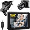 Itomoro Baby Car Camera USB Plug, 4.3" HD Car Baby Monitor with Camera Night Vision, Safety Seat Baby Car Mirror for Rear Facing 5 Mins Easy Installation view 1