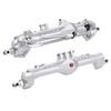 Aluminum Front and Rear Portal Axle Complete Set for 1/10 RC Crawler Vanquish VS4-10 Phoenix F10 Chassis DIY Upgrade Parts (Silver Front Rear) view 2