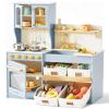 Tiny Land Wooden Play Kitchen for Kids  Enhanced Storage with Cabinets & Bins, Modern Toddler Kitchen Playset with Stove, Sink & Accessories view 1