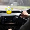 Peosaard Solar Dancing Flowers Shaking Head Car Ornaments Solar Powered Toy for Office Desk Decoration Bee, Solar Dancing Flowers view 2