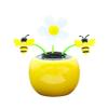 Peosaard Solar Dancing Flowers Shaking Head Car Ornaments Solar Powered Toy for Office Desk Decoration Bee, Solar Dancing Flowers view 4