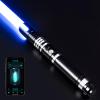 DAMIENSABER Upgrade Xenopixel 3.0 Motion Control Light Saber, Smooth Swing with Light Sabers 34 Sound Fonts Infinite Color Changing, Metal Hilt Dueling Light Sabers for Adults -Black view 1