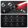 DAMIENSABER Upgrade Xenopixel 3.0 Motion Control Light Saber, Smooth Swing with Light Sabers 34 Sound Fonts Infinite Color Changing, Metal Hilt Dueling Light Sabers for Adults -Black view 2