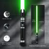 DAMIENSABER Upgrade Xenopixel 3.0 Motion Control Light Saber, Smooth Swing with Light Sabers 34 Sound Fonts Infinite Color Changing, Metal Hilt Dueling Light Sabers for Adults -Black view 4