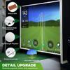 Golf Simulator Impact Screen,Installed on Golf Hitting Net Frame, Sim Ball Simulator Impact Display Projection Screen Cloth for Outdoor Indoor Home Golf Training-3 * 4 view 2