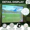 Indoor Golf Simulator Impact Screen,Golf Simulators Projection Screen for Golf Training,Golf Simulator Screen for Indoor/Outdoor Golf Training -3 * 2m view 3
