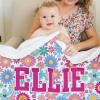 Corissy Ships Next Day, Personalized Baby Blankets, Custom Baby Blanket with Name for Girls,Gift for Chrismas Birthday Memorial Day, Customized Flannel Blanket for Kids Adults 50"X60" view 2