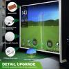 Golf Simulator Impact Screen, Virtual Golf Simulator Screen, Golf Curtain Thickened Projection Screen for Indoor and Outdoor Golf Training, Men's Indoor Outdoor Sports Games 3 * 4 view 2