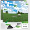 Golf Simulator Impact Screen, Virtual Golf Simulator Screen, Golf Curtain Thickened Projection Screen for Indoor and Outdoor Golf Training, Men's Indoor Outdoor Sports Games 3 * 4 view 4