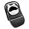 Winter Carseat Cover for Baby Girl Boy, Super Warm & Windproof Protect Baby from Cold Weather, Plush Fleece Infant Car Seat Canopy, Black view 1