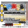 AIMATRIX 899Pcs Technic Gears and Axles, Car Tracks-Tires with Gears-Pins-Shock absorbers - Differentials,Compatible with Mainstream Building Block Brand Technic Sets view 1