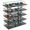 Seenelling Storage Display Garage for Hot Diecast Wheels Toy Car Parking Garage Diorama Freestanding Storage Display Case for 1/64 Scale Diecast with 5 Levels 30 Spots Maximum 50 Cars view 1