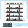 Seenelling Storage Display Garage for Hot Diecast Wheels Toy Car Parking Garage Diorama Freestanding Storage Display Case for 1/64 Scale Diecast with 5 Levels 30 Spots Maximum 50 Cars view 3