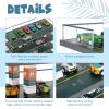 Seenelling Storage Display Garage for Hot Diecast Wheels Toy Car Parking Garage Diorama Freestanding Storage Display Case for 1/64 Scale Diecast with 5 Levels 30 Spots Maximum 50 Cars view 4