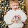 Gear Ball, 3D Printed Gear Sphere Fidget Toy, Sensory Stress Relief Ball for Kids and Adults, ADHD Autism Desk Toy Stocking Stuffer Unique Fun Office White Elephant Gift (Rainbow, 2.6 inches) view 2