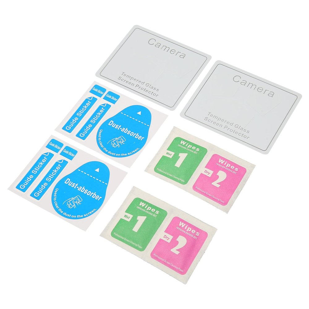 2 Set Lens Screen Protector Anti Scratch Protective Lens Tempered Film Fit for 3 Pro Drone