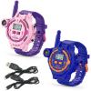 Rechargeable Walkie Talkie for Kids Two-Way Radio Walky Talky with Flashlight Children Outdoor Game Interphone Toy Game and Gifts for Boy and Girl Age 3 to 13 Years Old view 1