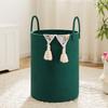 Artfeel Laundry Basket,Woven Cotton Rope Laundry Hamper,60L for Decorative Storage of Dirty Clothes,Toys and Blankets in Bathroom,Baby Room and Living Room view 1